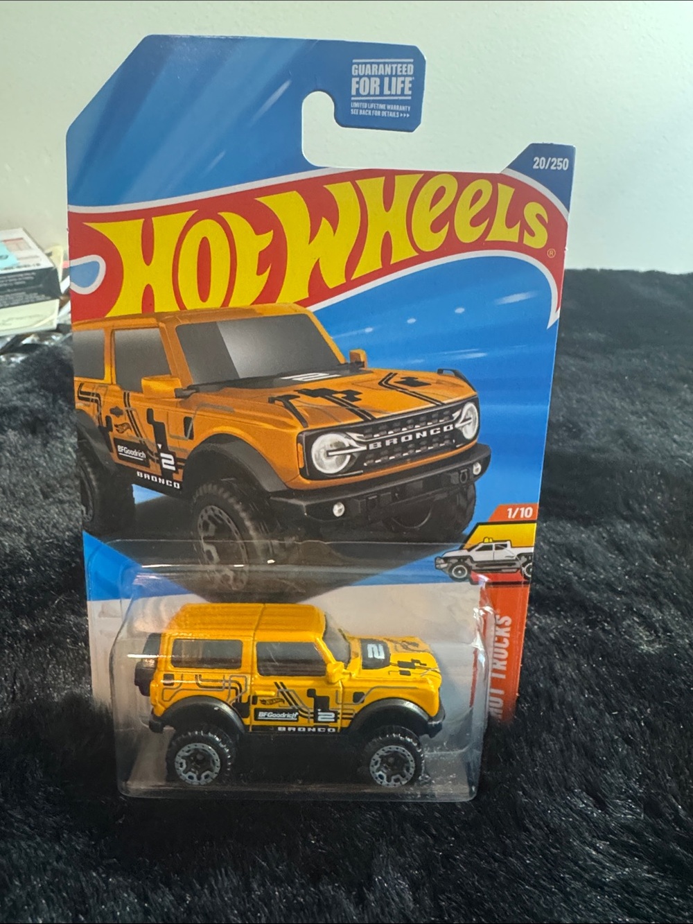 Hot Wheels Yellow Ford Bronco Toy Car - Kids Vehicles